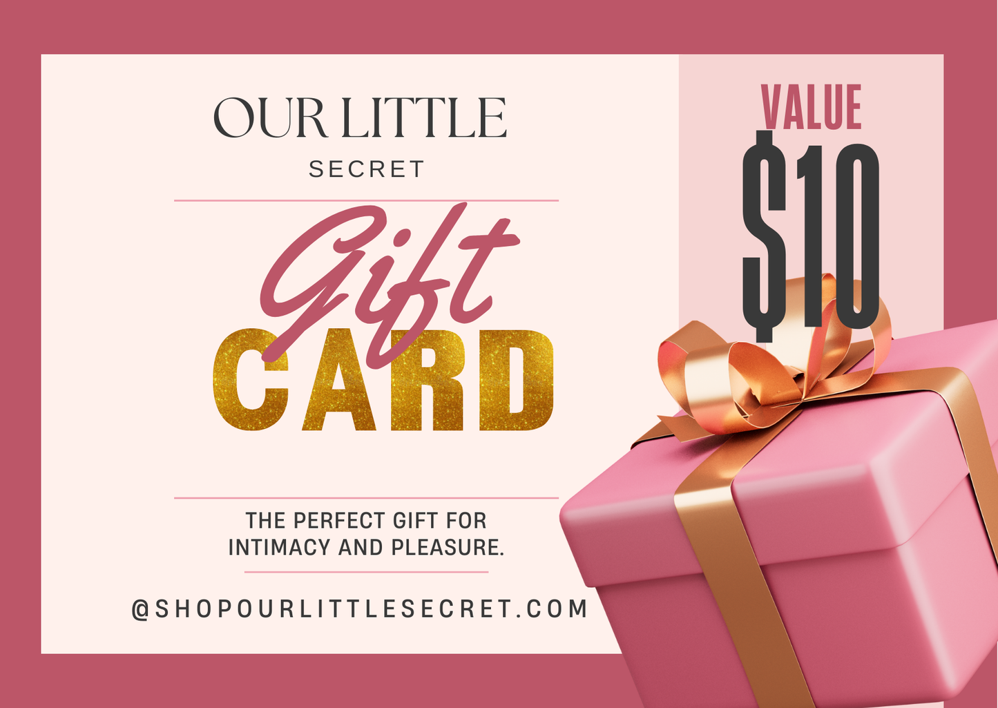 Unlock Intimacy & Passion with an Our Little Secret Gift Card