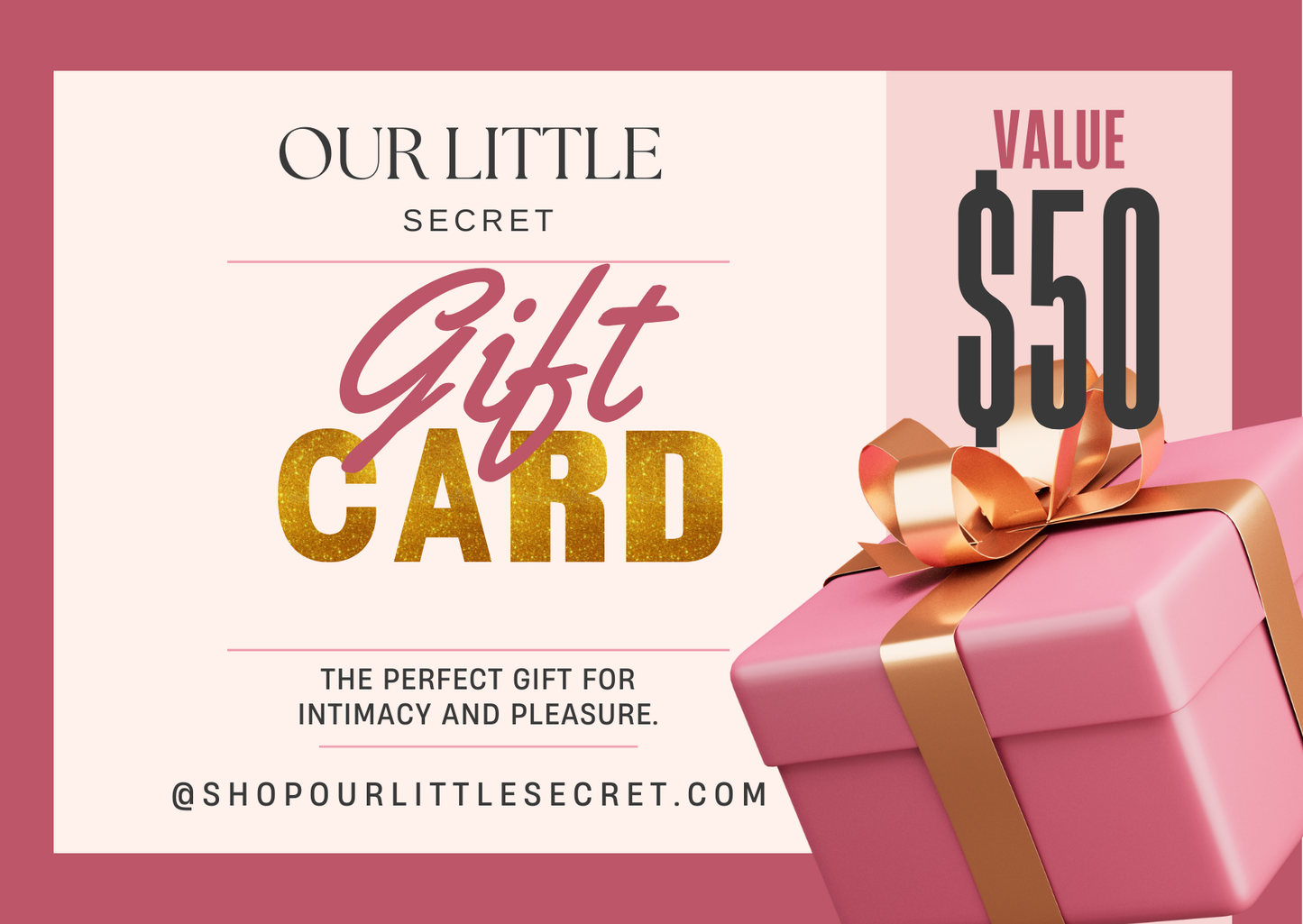 Unlock Intimacy & Passion with an Our Little Secret Gift Card