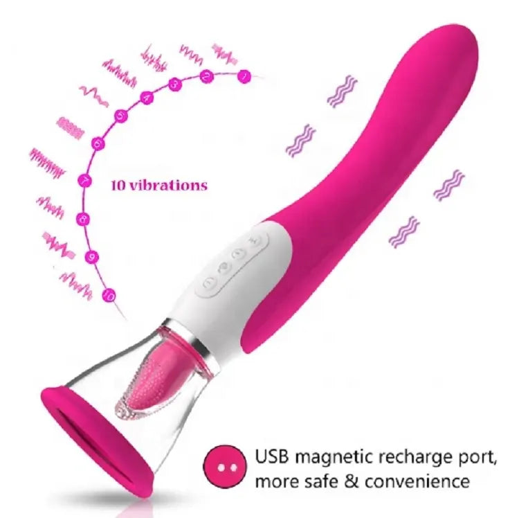 Tongue Licking Vibrator