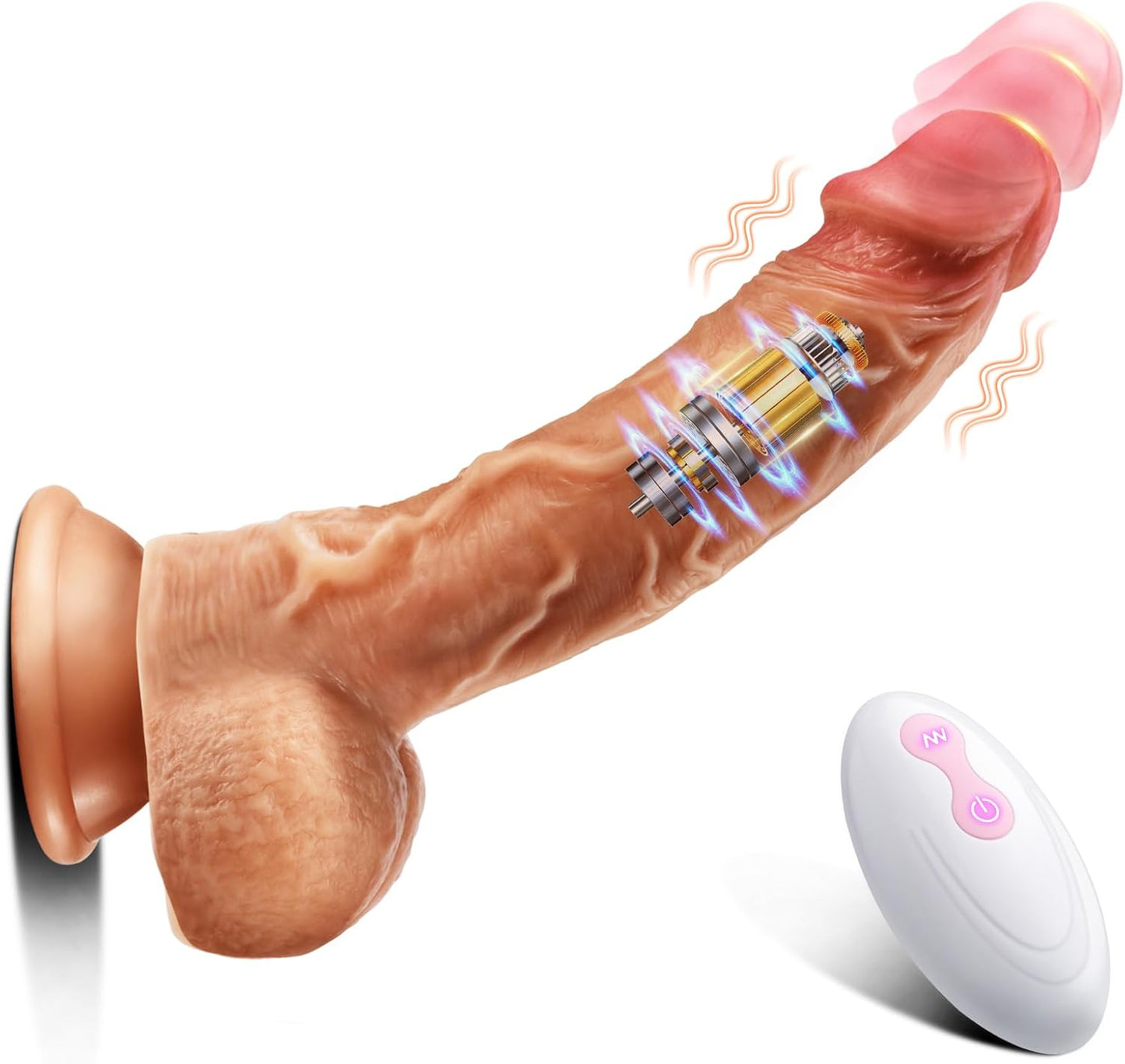 Thrusting Dildo Vibrator