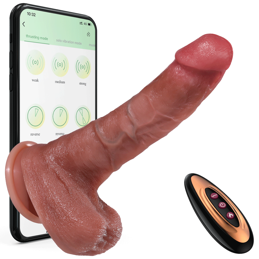 Thrusting Dildo Vibrator